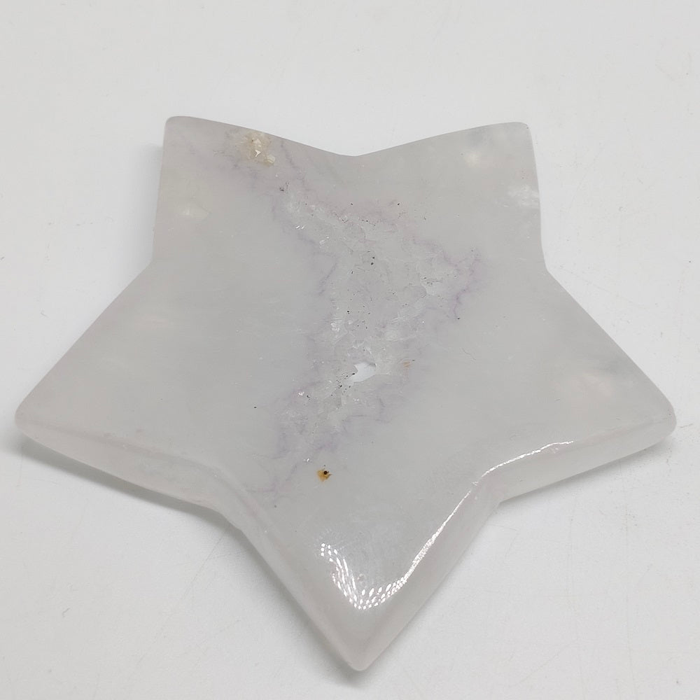agate star carving ornaments healing 112.7g