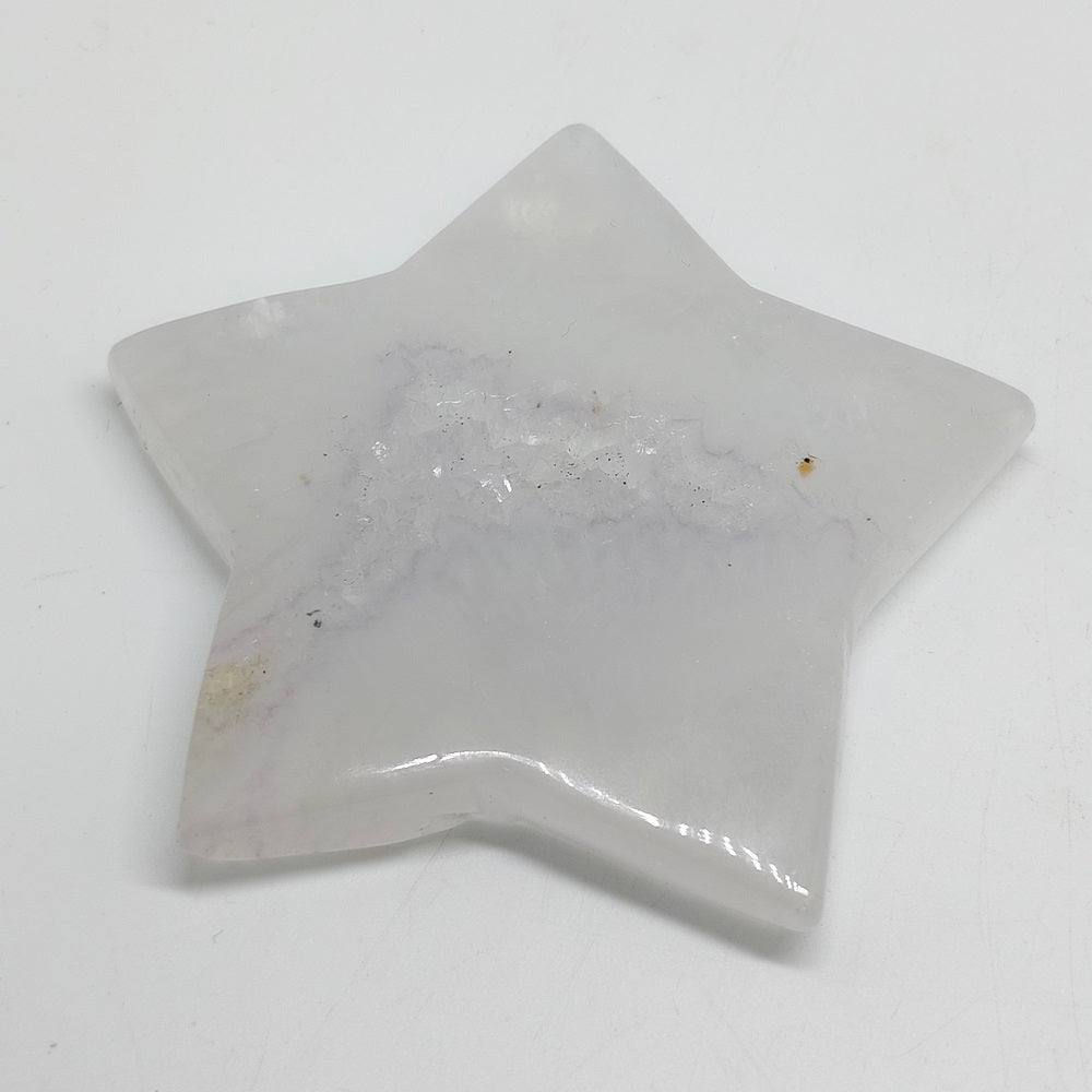 agate star carving ornaments healing 112.7g