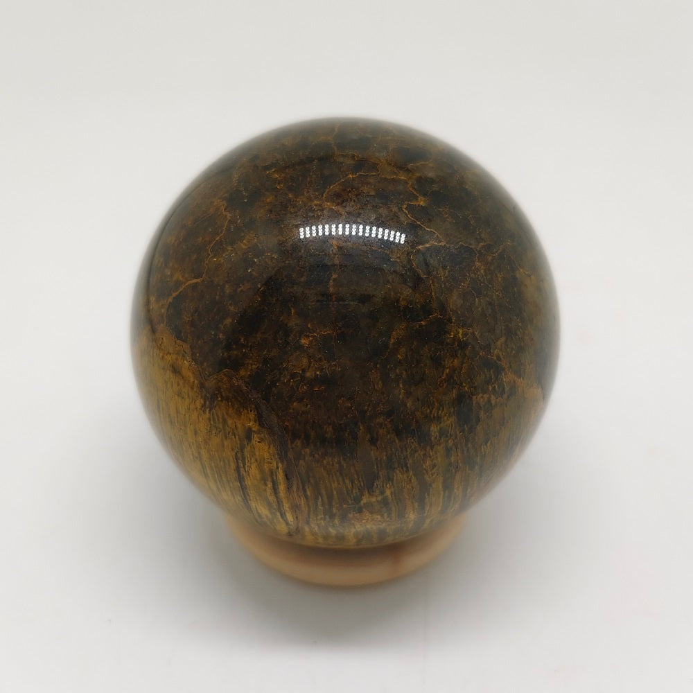 natural mossagate sphere ornaments healing 277g