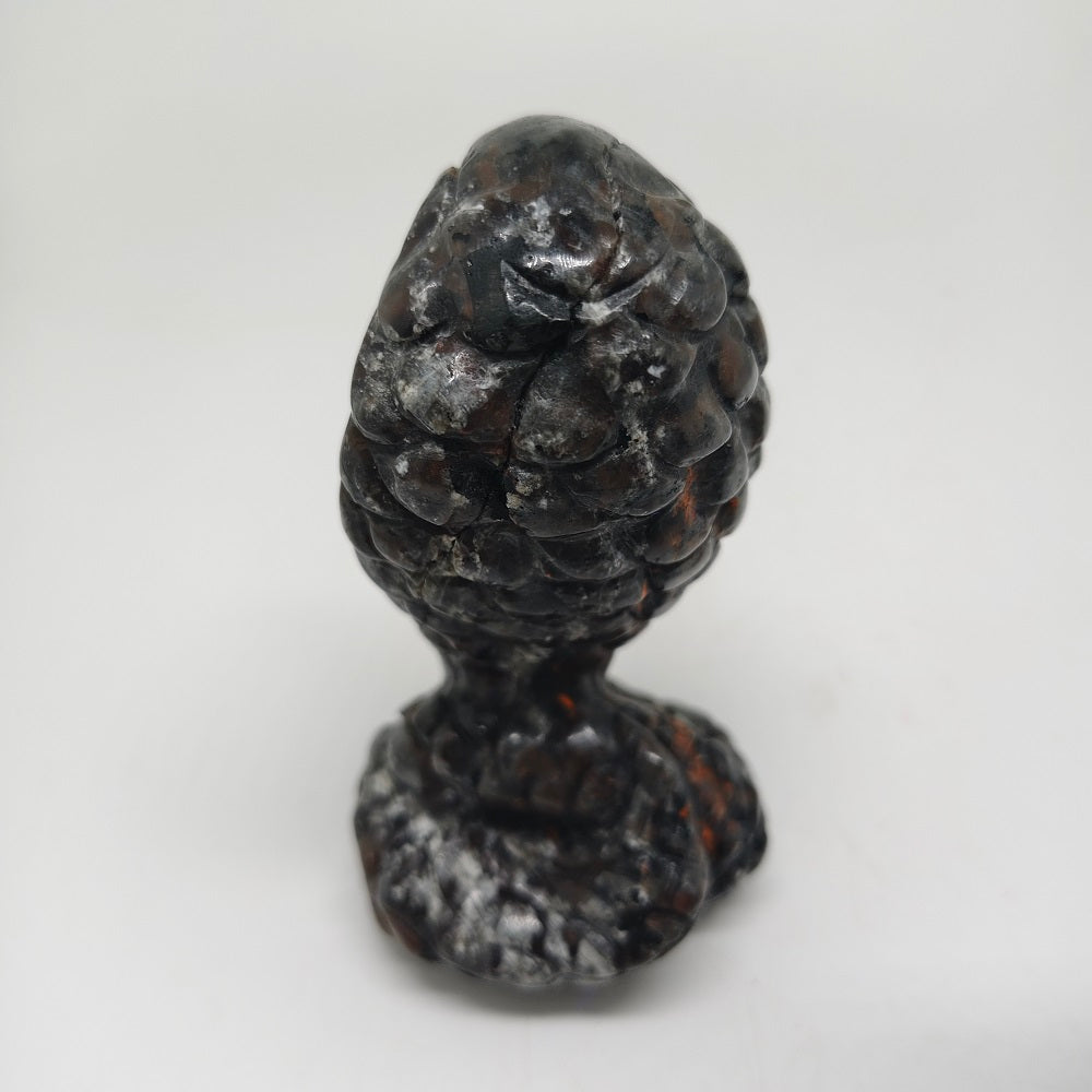 yooperlite snake carving ornaments healing 248g