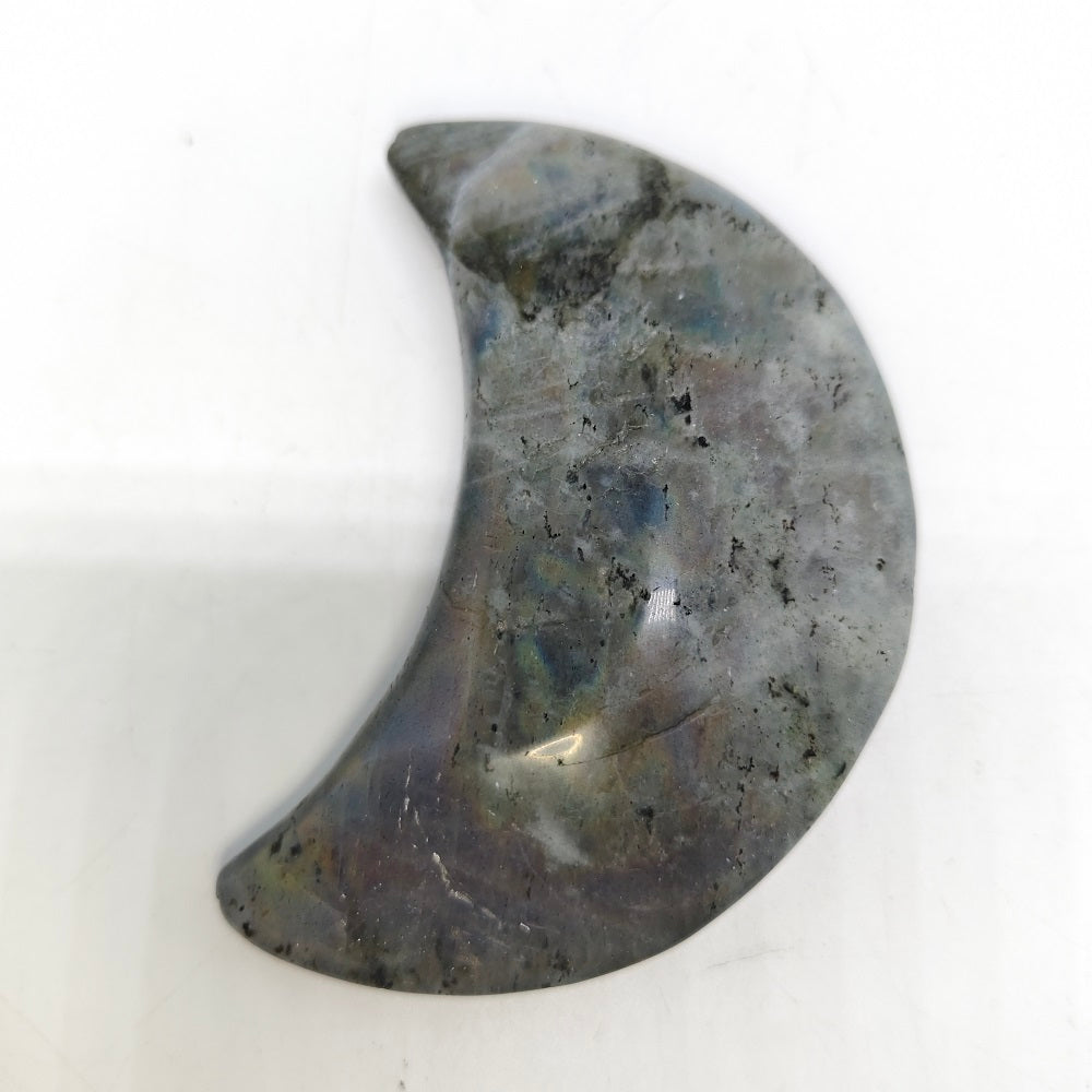 labradorite moon carving ornaments healing 95.5g