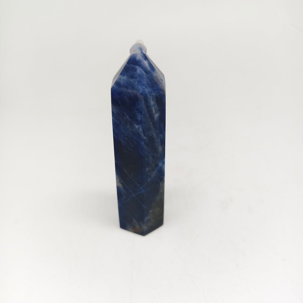 blue sodalite tower  ornaments healing 73.4g