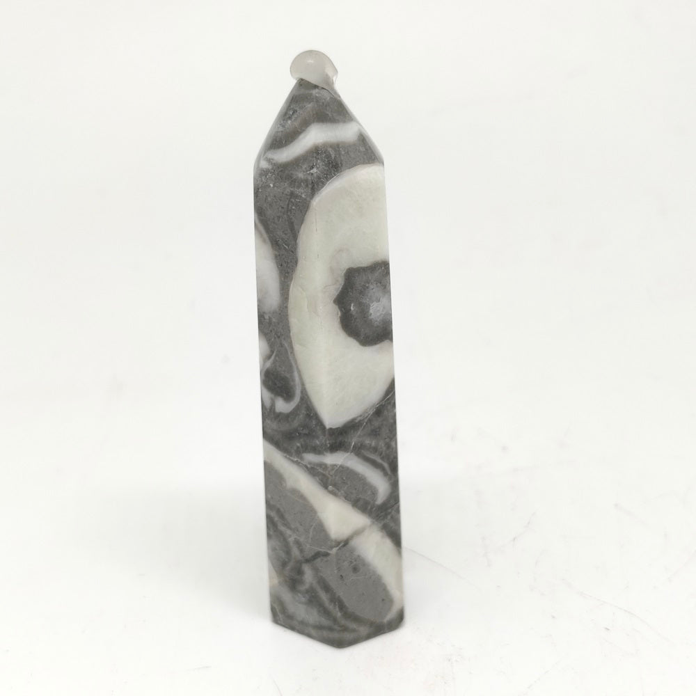 shell jasper tower ornaments healing 70.9g