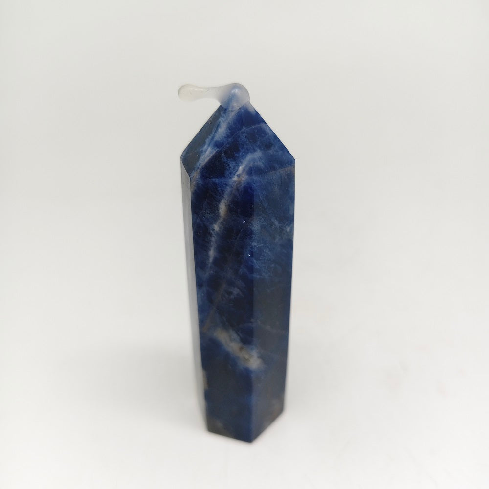 blue sodalite tower  ornaments healing 73.4g