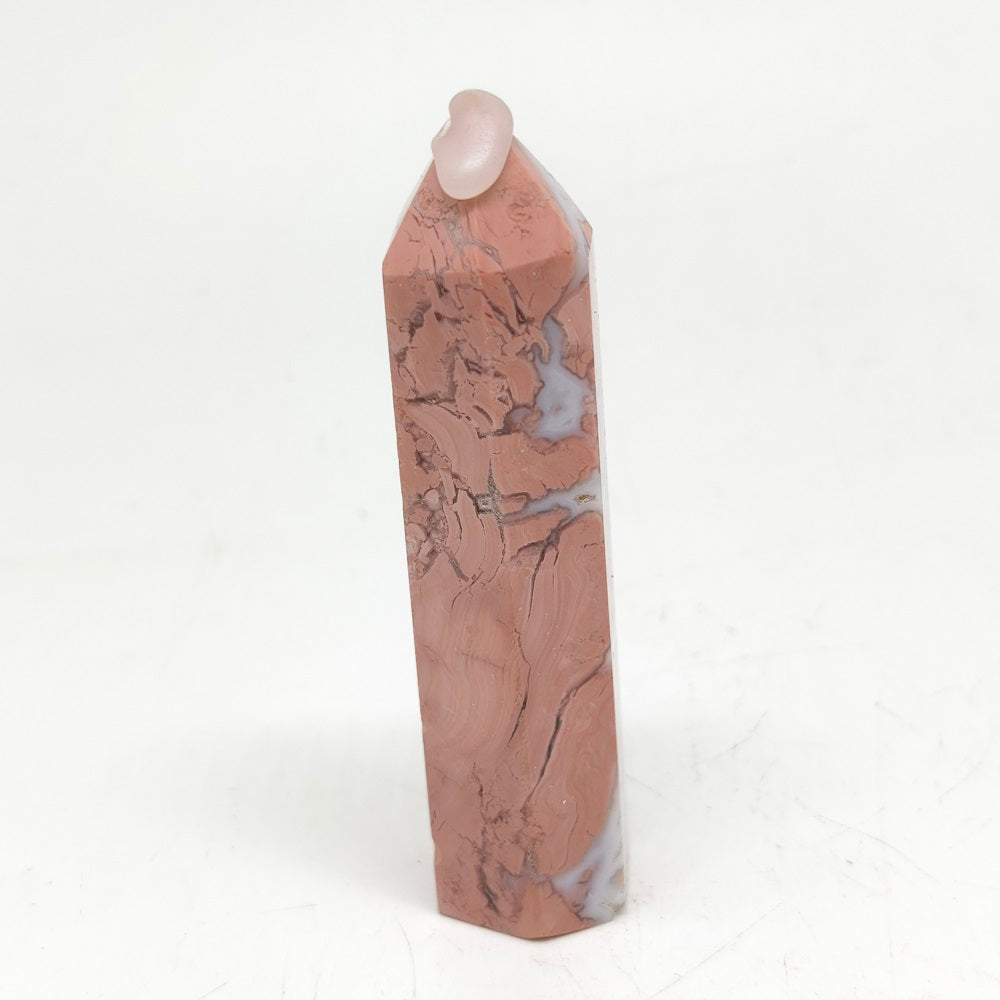 red agate tower ornaments healing 70.4g