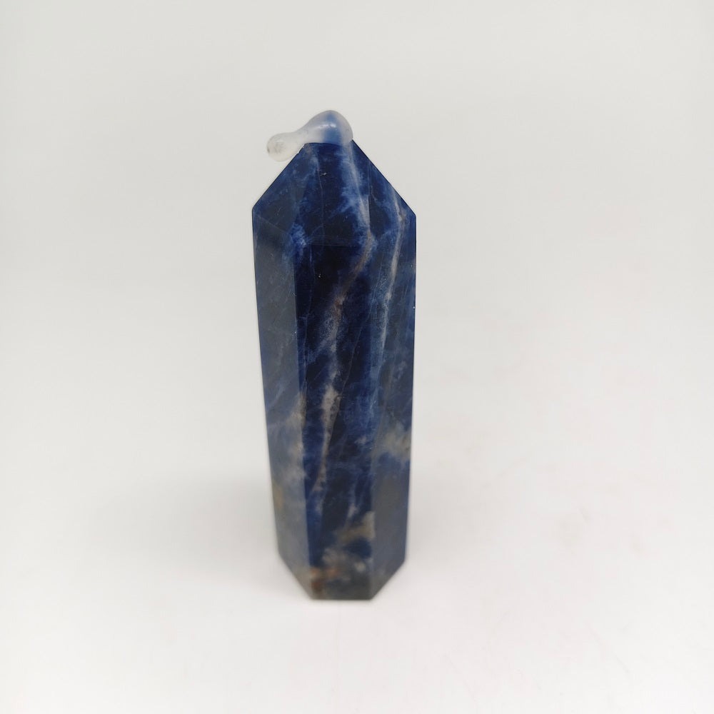blue sodalite tower  ornaments healing 73.4g