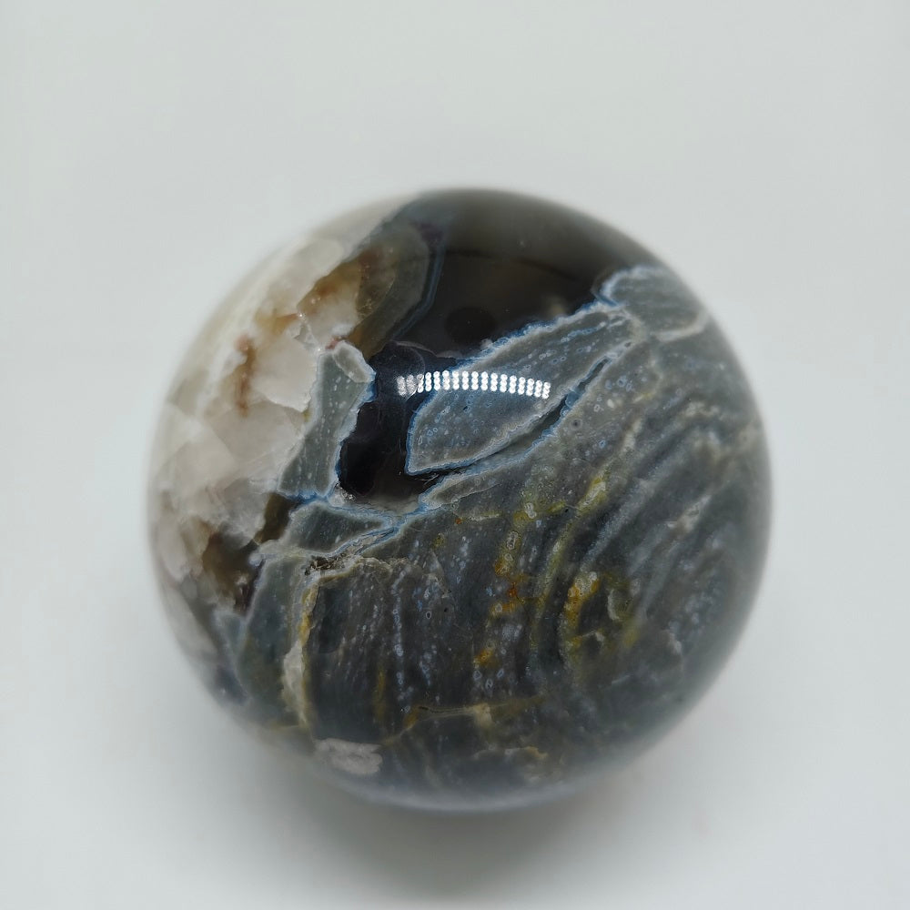 volcanic agate sphere ornaments healing 719g