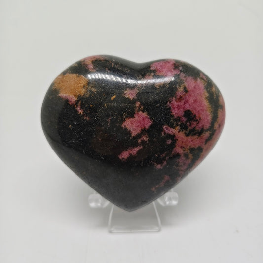 rhodonite heart carving ornaments healing 502.4g