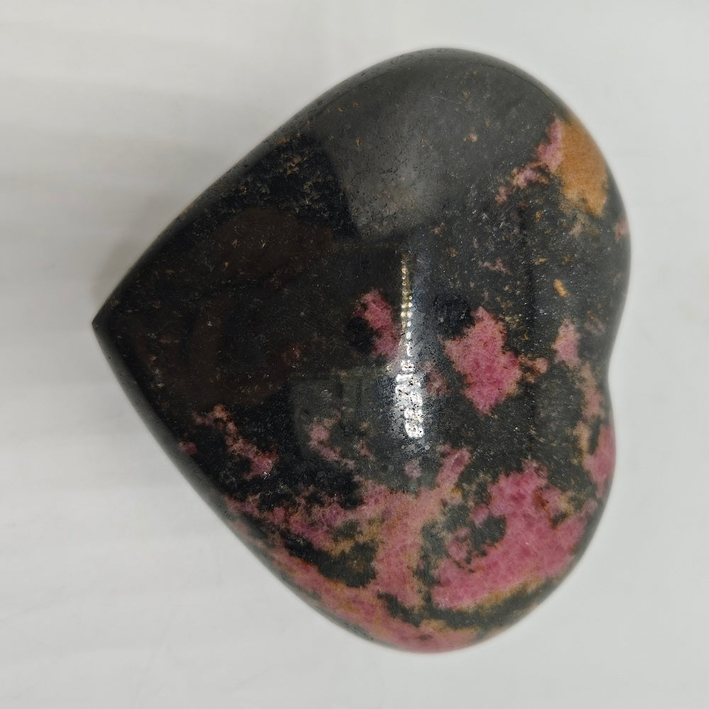 rhodonite heart carving ornaments healing 502.4g