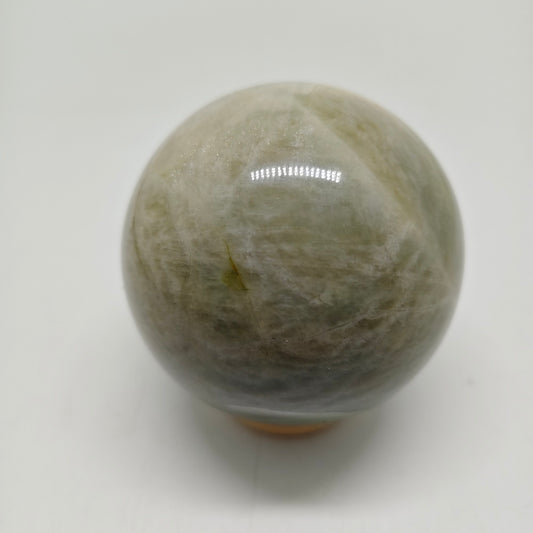 green moonstone sphere ornaments healing 444.6g