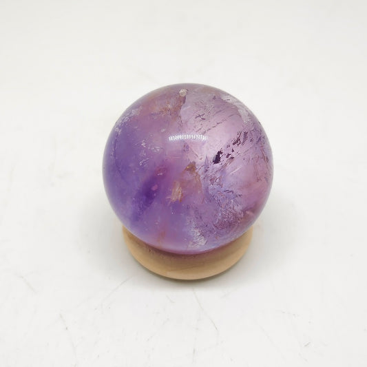 amethyst sphere ornaments healing 59.4g