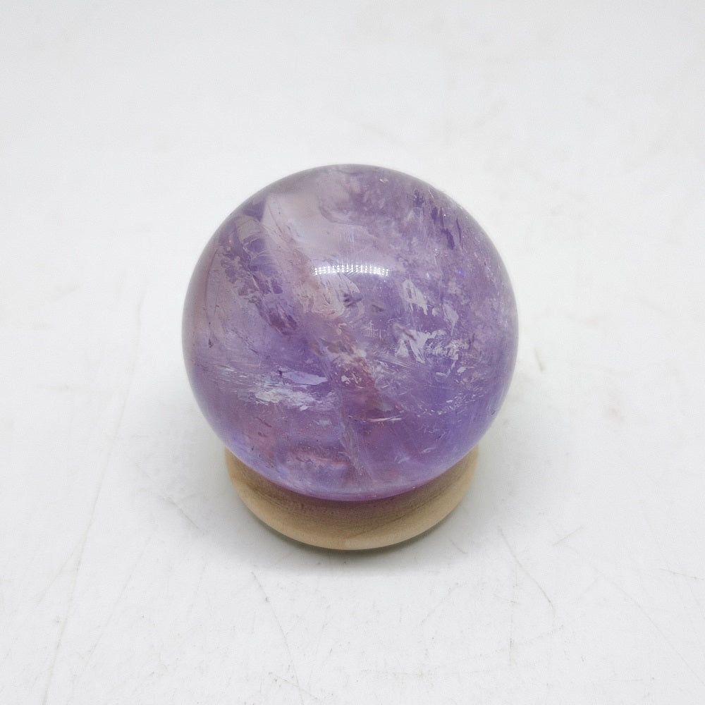 amethyst sphere ornaments healing 60.5g