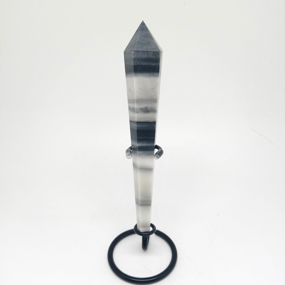 Taiji stone tower ornaments healing 122.8g