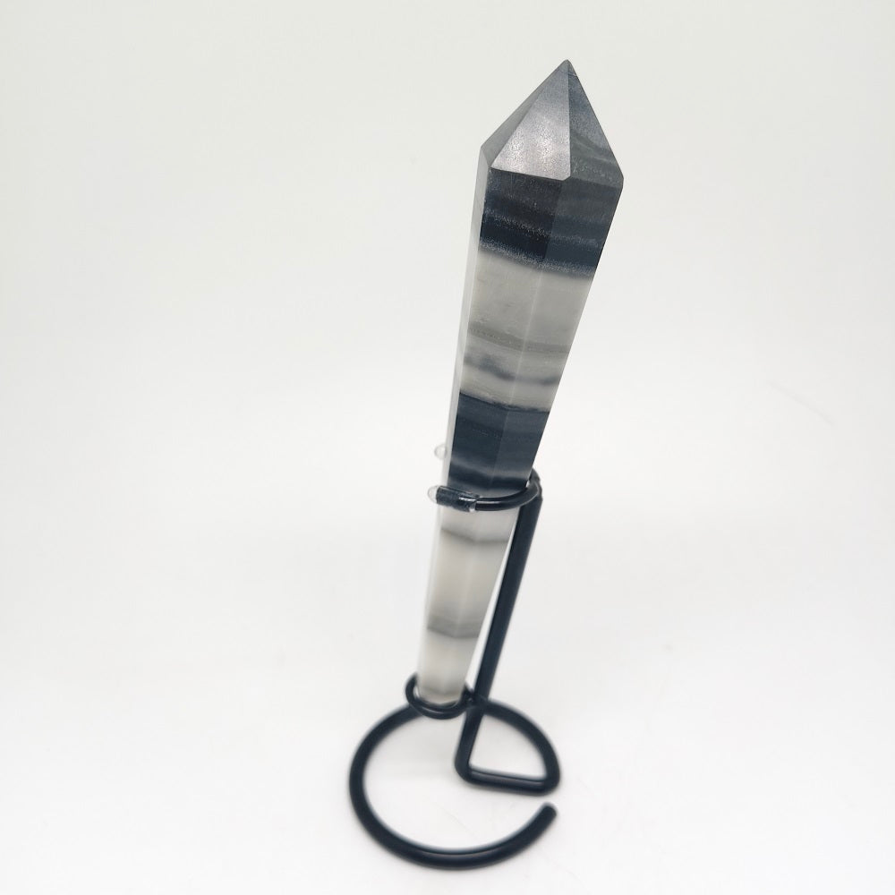 Taiji stone tower ornaments healing 122.8g