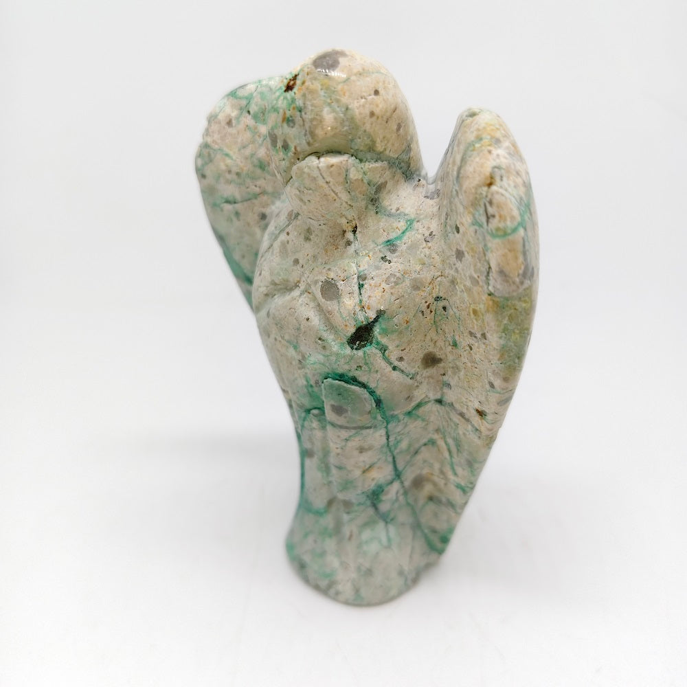 turquoise angel carving ornaments healing 247.2g