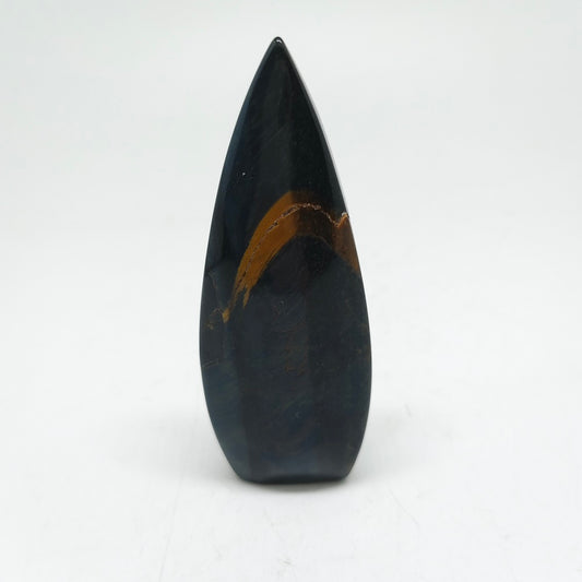 blue tiger eye water drop carving ornaments healing 86g