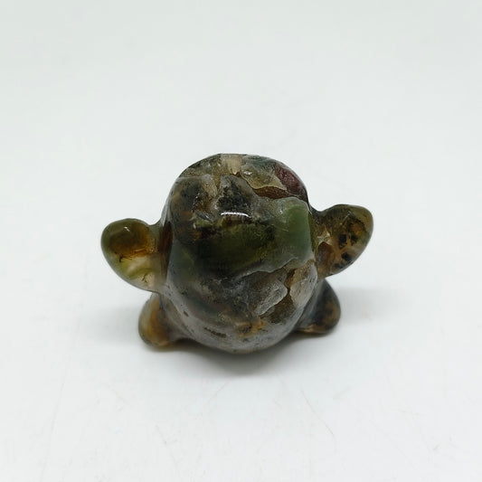 mossagate ghost carving ornaments healing 61.6g