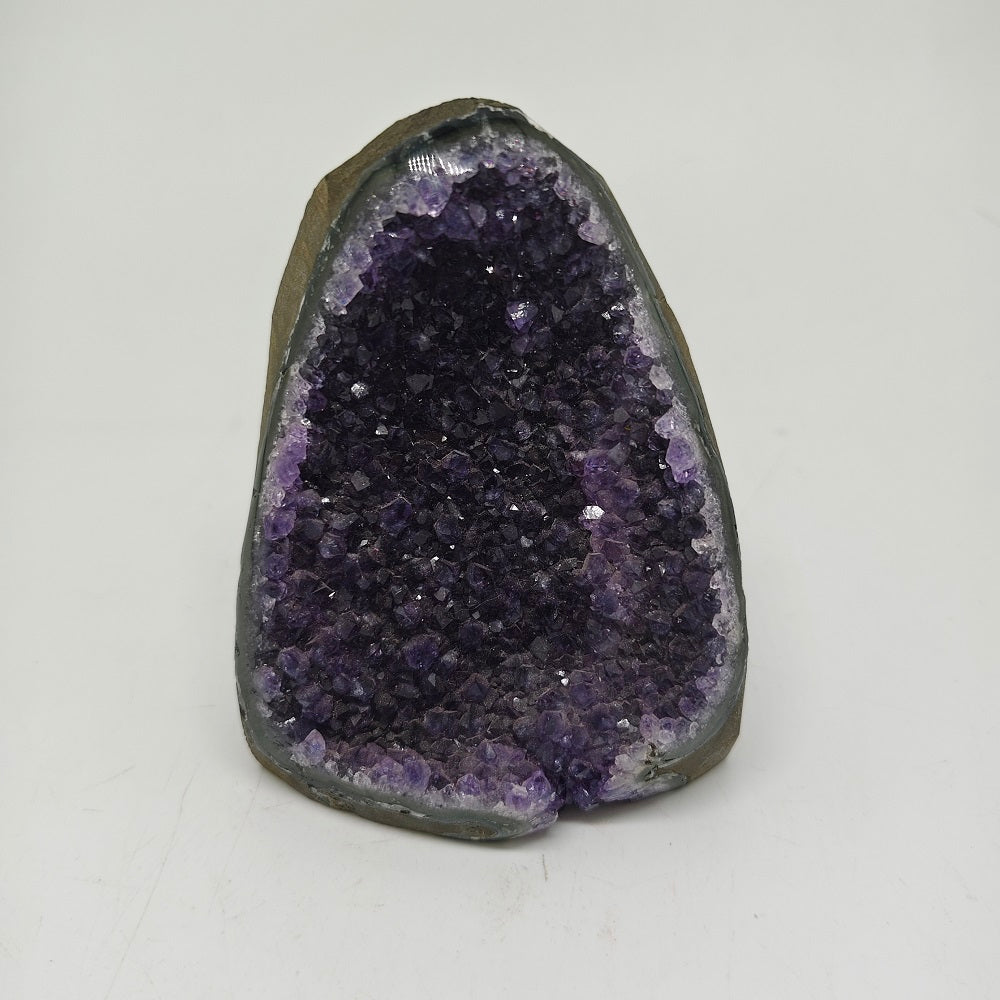 amethyst geode natural carving ornaments healing 553.2g