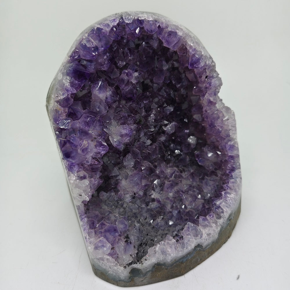 amethyst geode natural carving ornaments healing 1.2kg