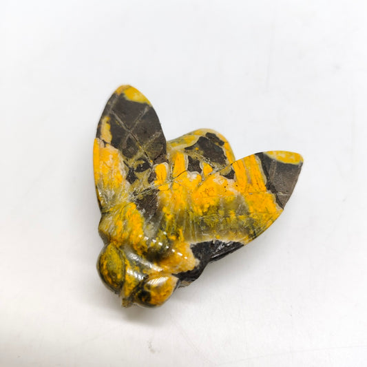 bumble bee jasper bee carving ornaments healing 47.5g