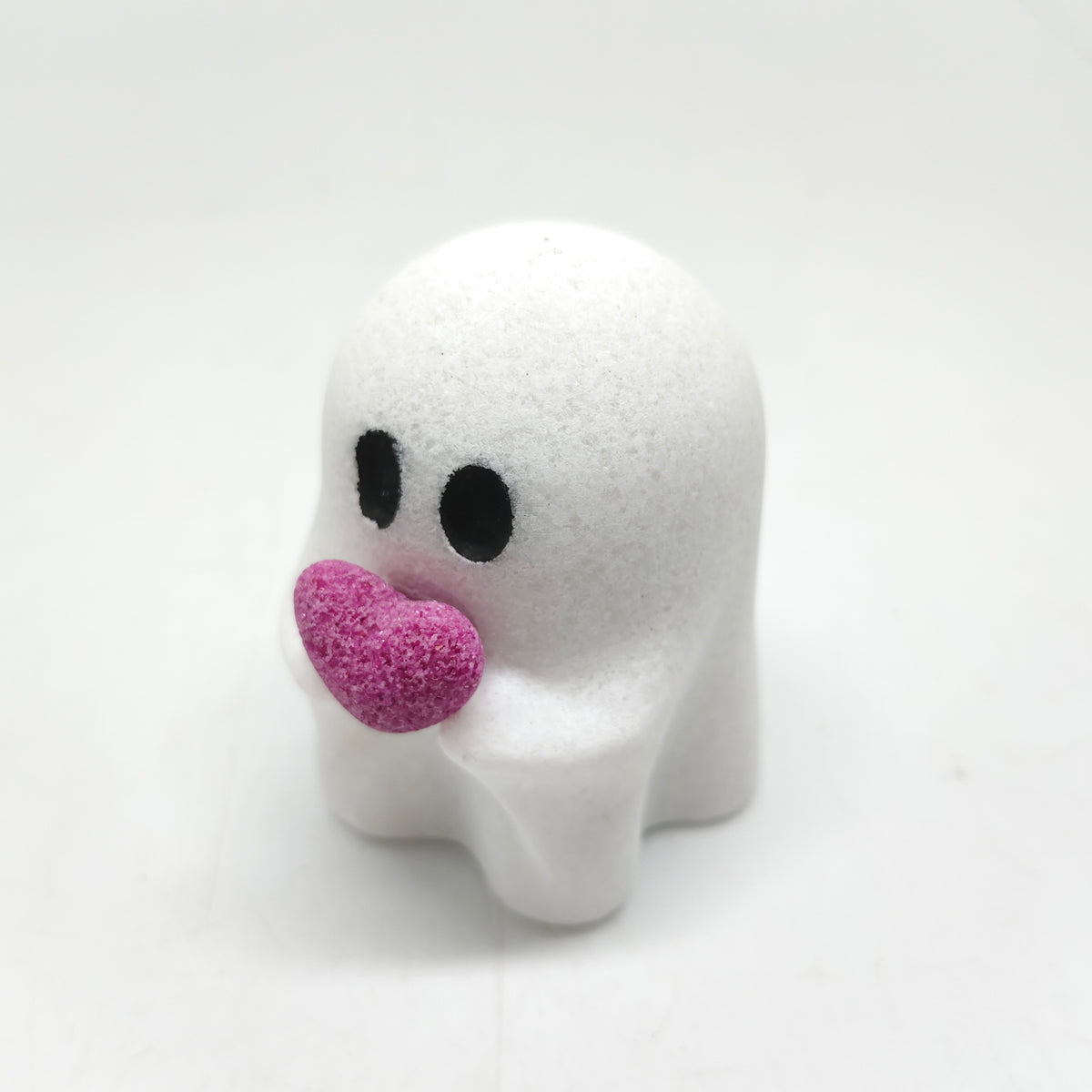 white marble ghost carving ornaments healing 213.7g
