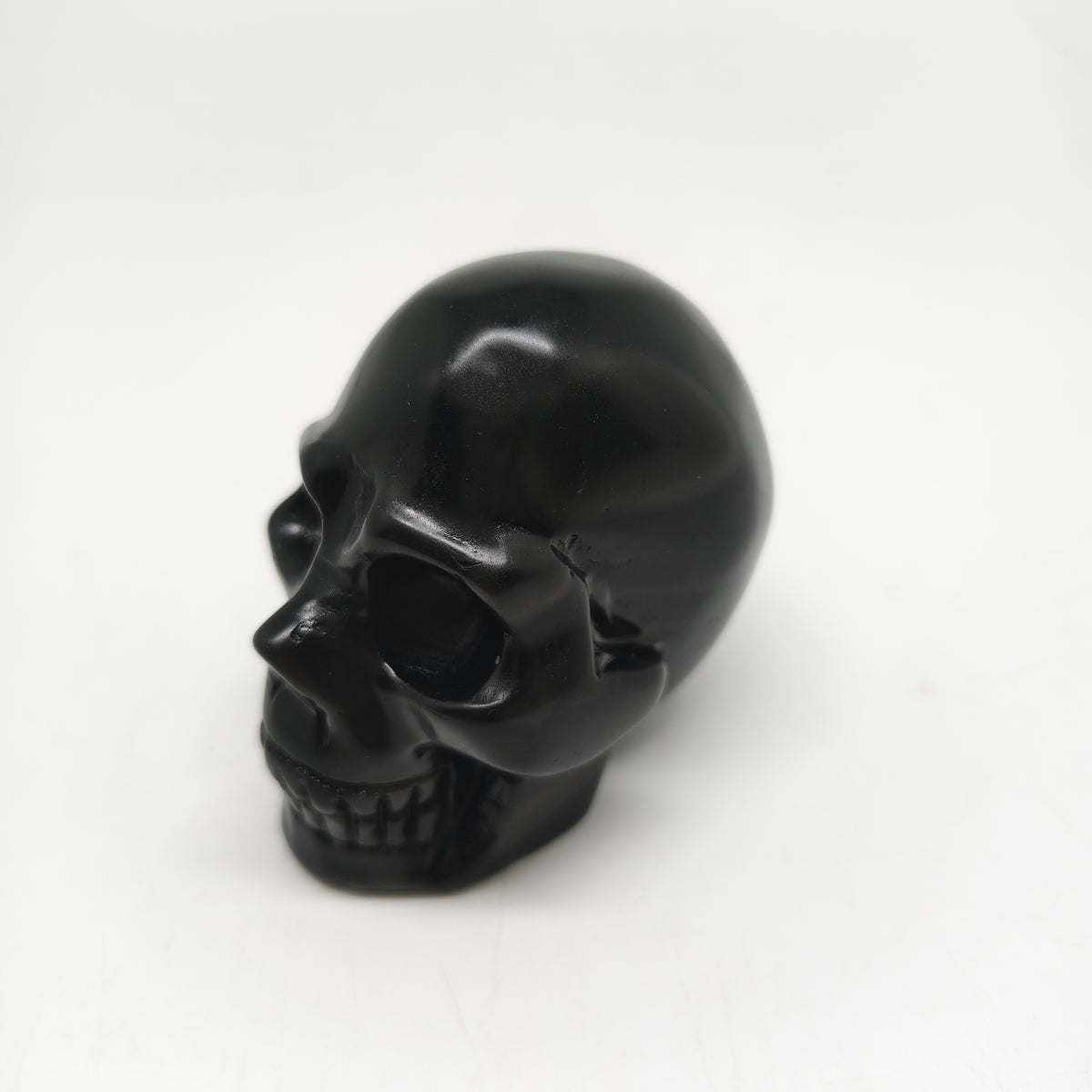 rainbow obsidian skull carving ornaments healing 190g