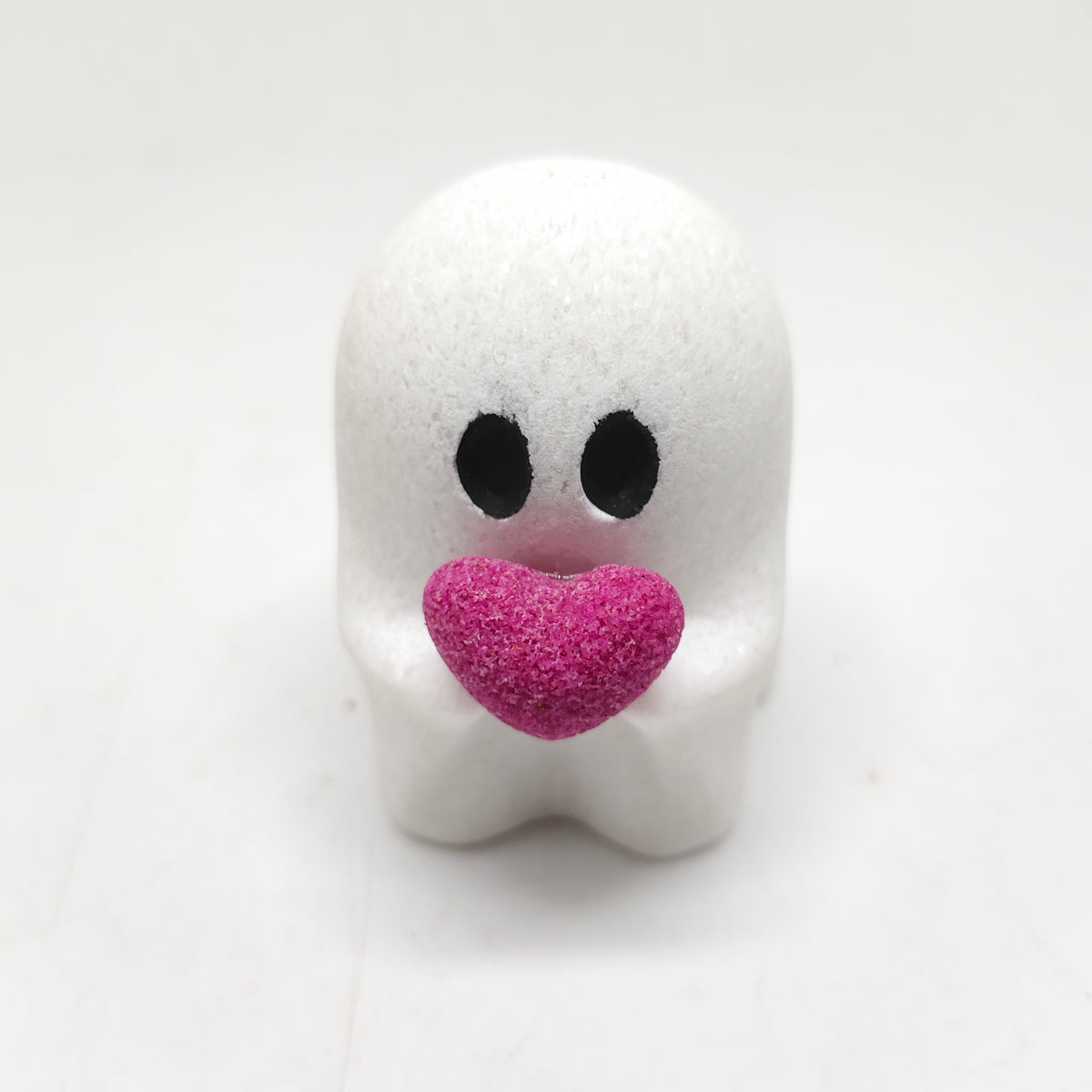 white marble ghost carving ornaments healing 213.3g