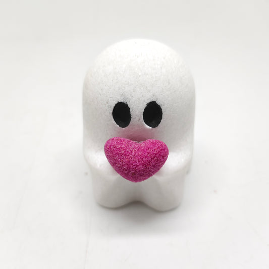 white marble ghost carving ornaments healing 213.3g