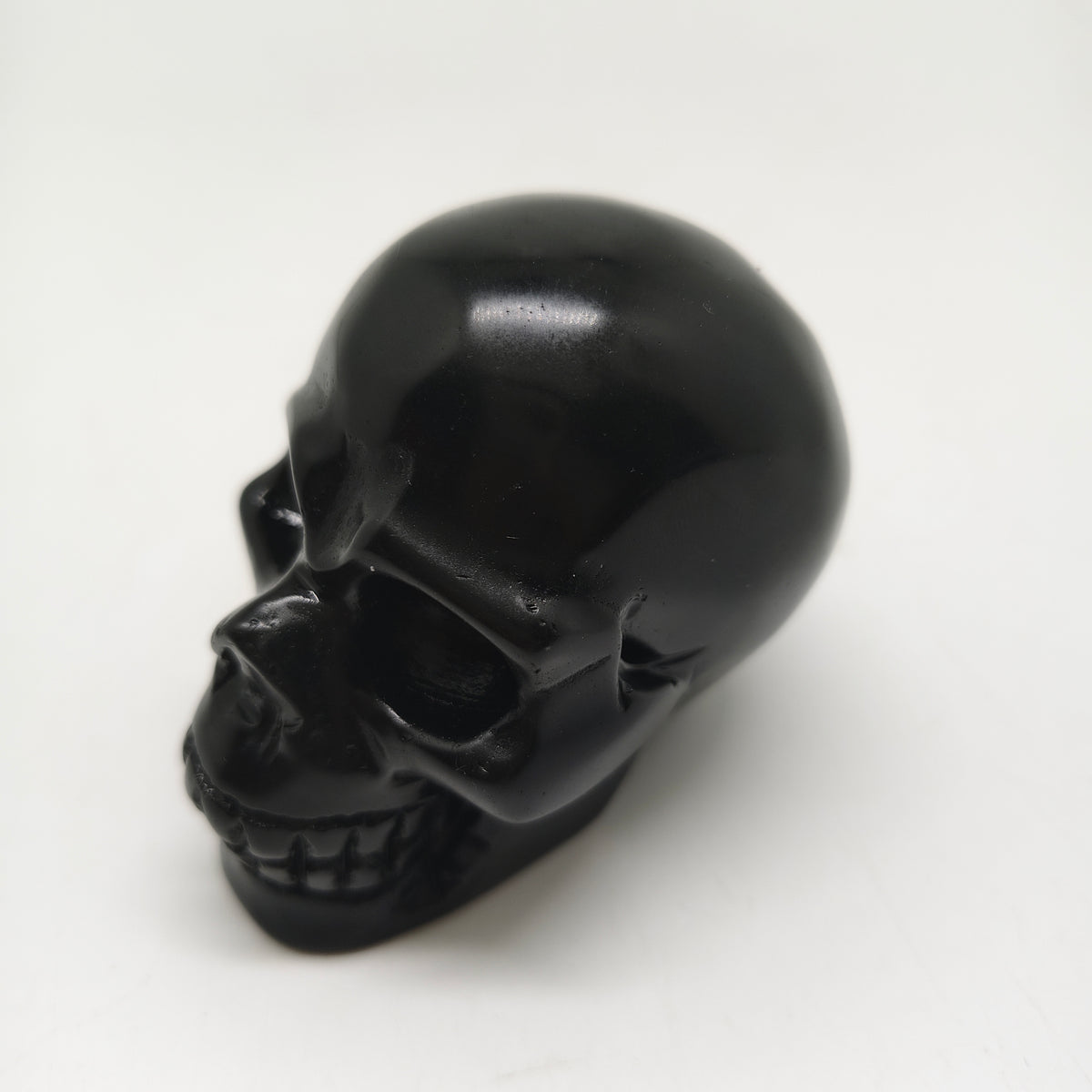 rainbow obsidian skull carving ornaments healing 261.7g