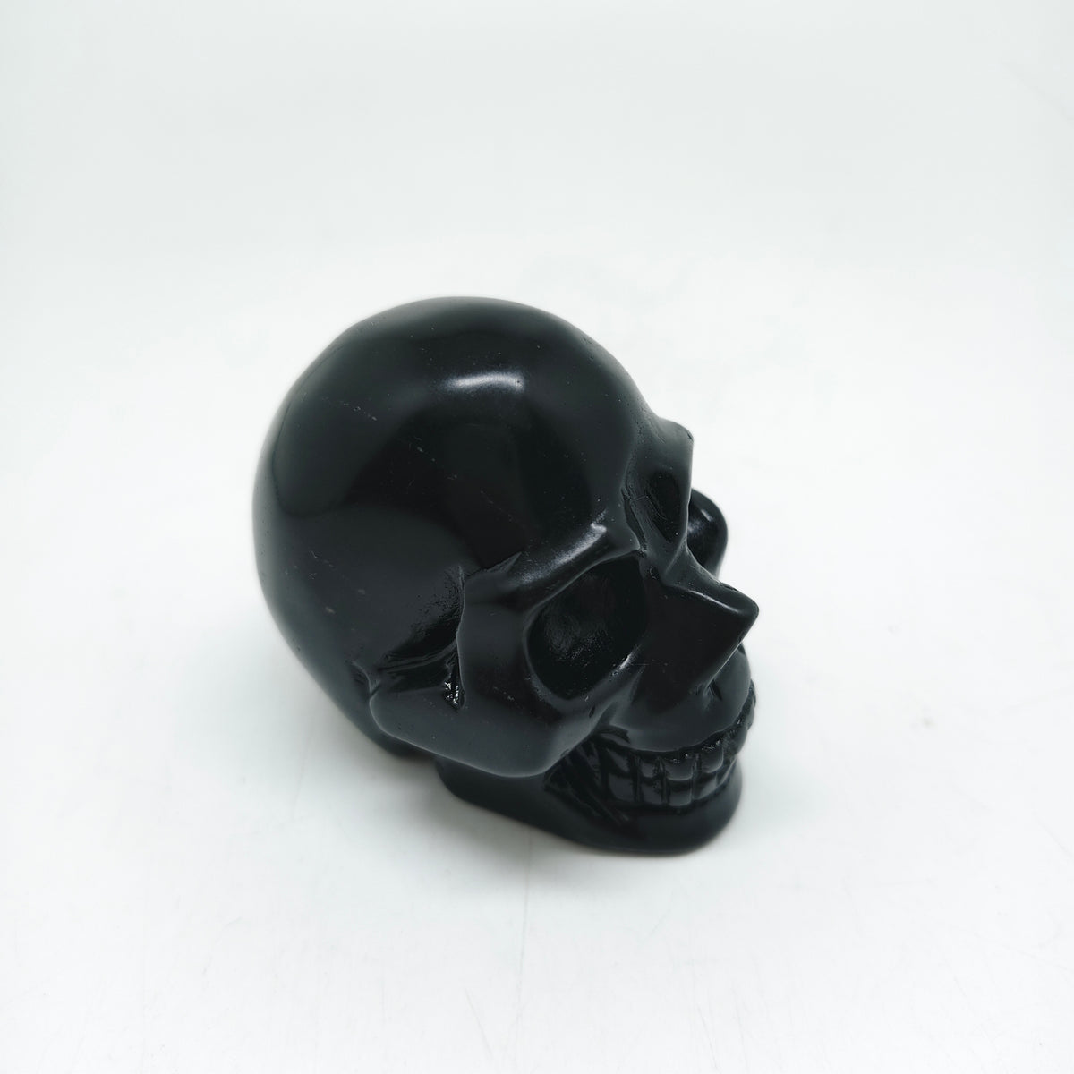 rainbow obsidian skull carving ornaments healing 190g